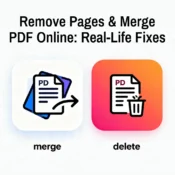 Remove Pages & Merge PDF Online Free | PathGyan PDF Tool